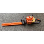 Petrol hedge trimmer, working however is cracked, therefore spares and repairs only