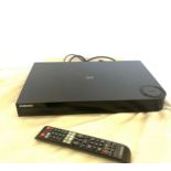 Samsung 3d Blu Ray player with remote, untested, model BD-H8500M