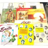 Selection of LP's to include Elvis, Bee Gees etc