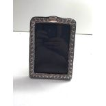 Silver picture frame measures approx 17.7cm by 12cm