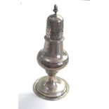 Fine antique Georgian silver pepper London silver hallmarks measures approx 14.3cm