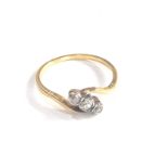 18ct gold diamond ring 0.20ct 2.9g