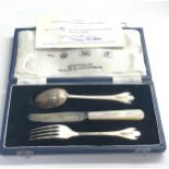 Boxed silver set limited edition bi-centenary of sheffield assay office 1773-1973