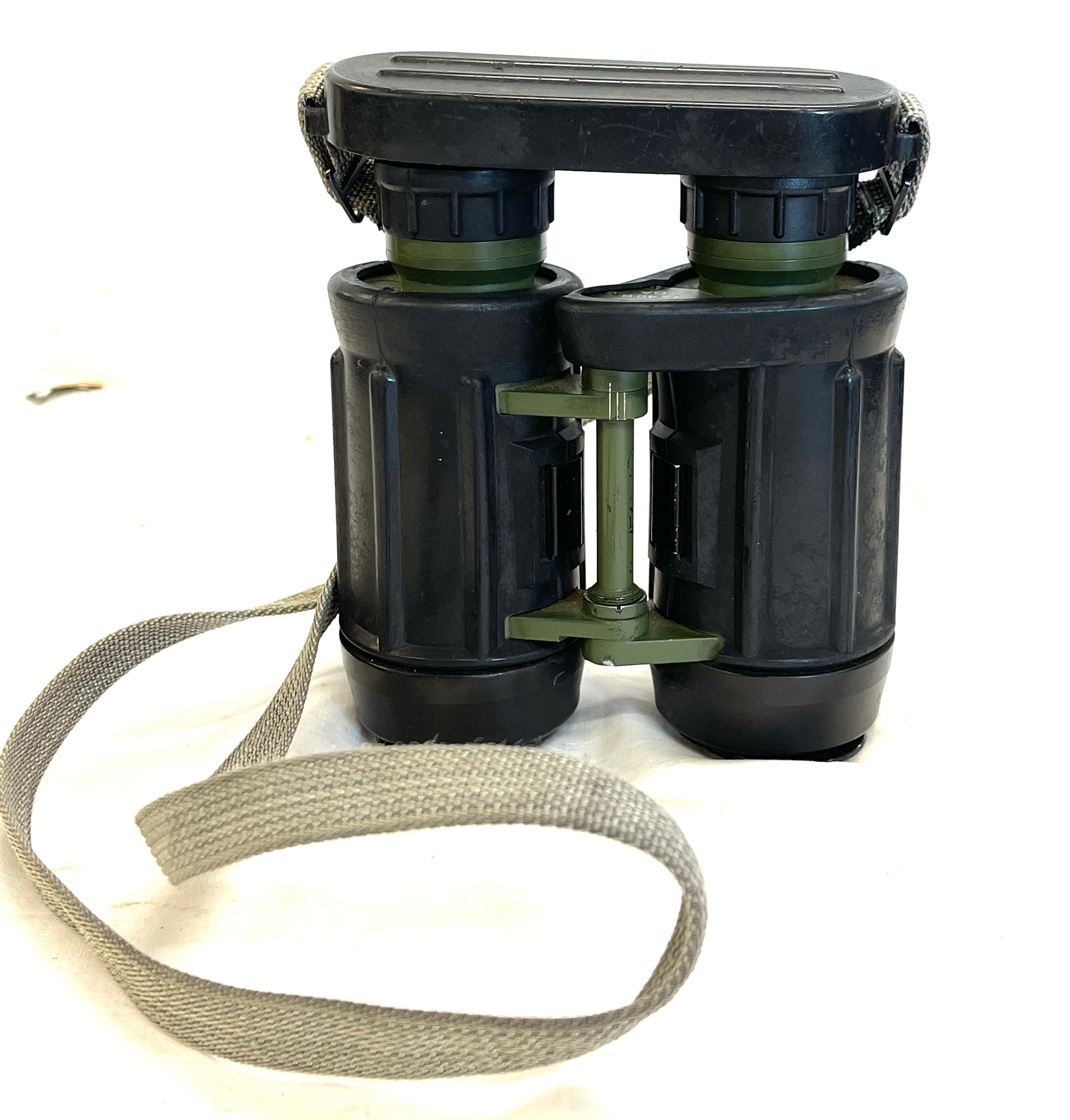 Carl Zeiss Jena 7 x 40b GA binoculars, with lens covers and carry straps