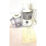 Kenwood blender with accessories - untested