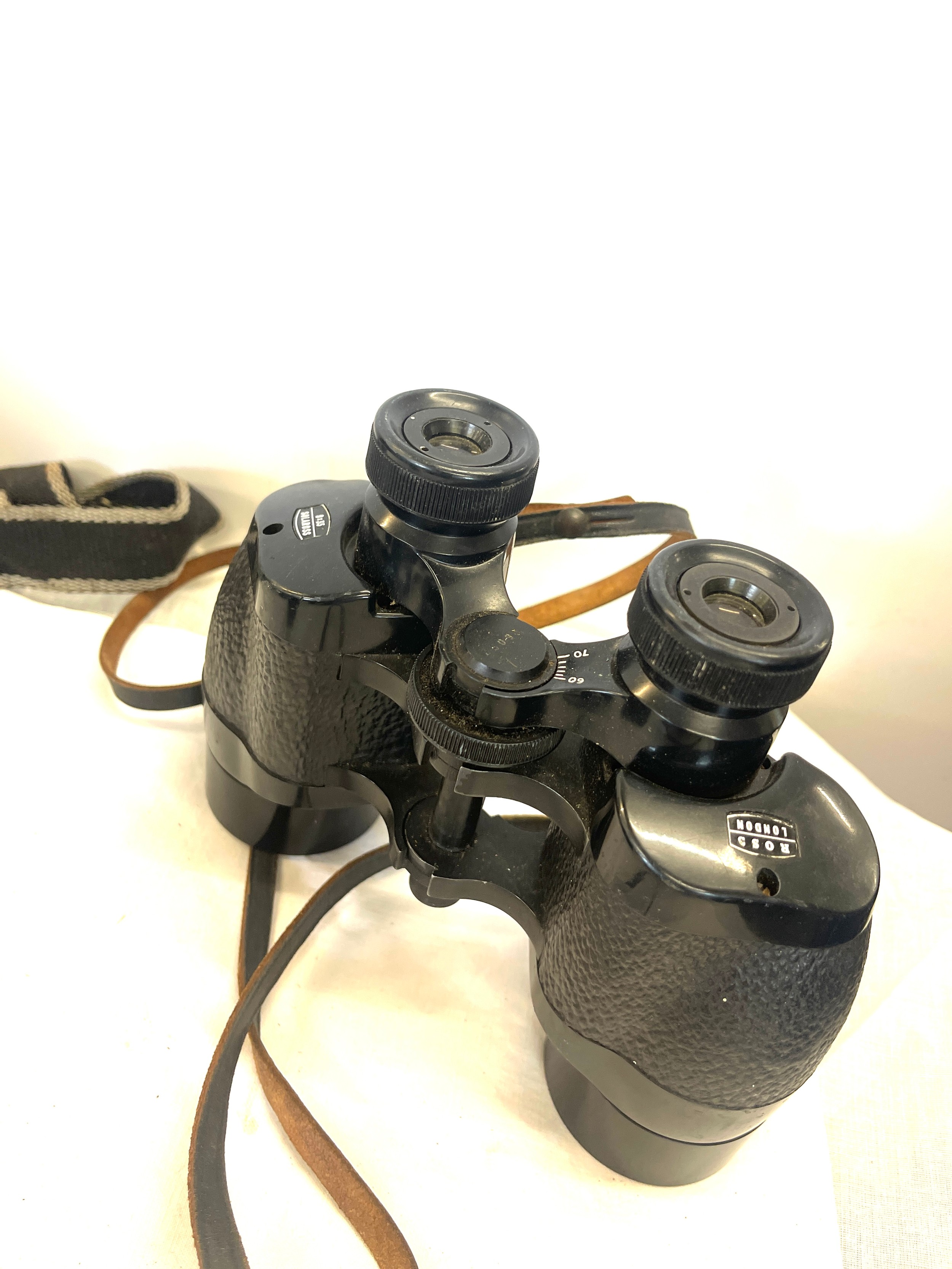 4 pairs of binoculars, Makers to include : Denhill, G.C Bateman, Solaross - Image 4 of 4