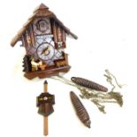 German Cuckoo clock with weights and pendulum