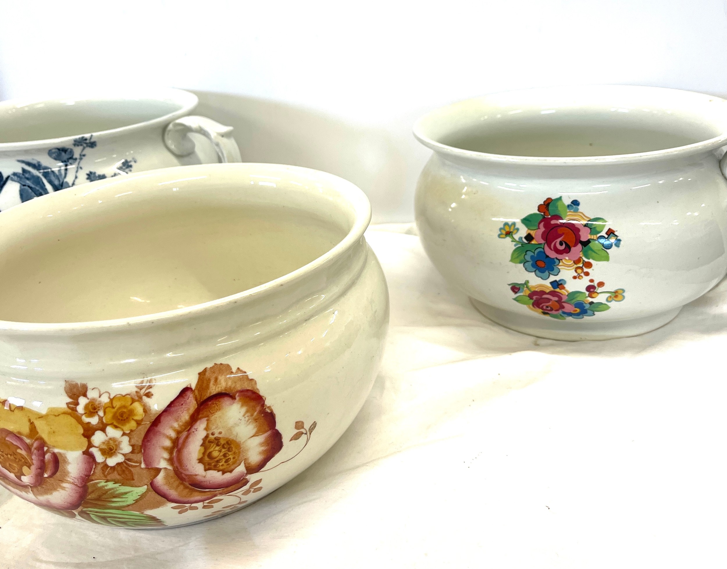 Selection 3 vintage ceramic potties, good overall condition - Image 3 of 3