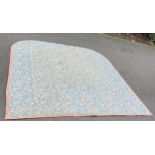 Vintage quilt bedspread, approximate measurements: Length 93 inches, Width 89 inches