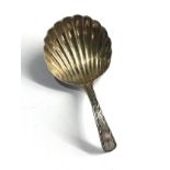 Antique georgian silver tea caddy spoon