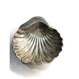 Silver shell dish birmingham silver hallmarks weight 25g