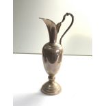 Hallmarked 925 Greek silver ewer measures approx 25cm tall weight 185g