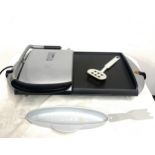 George Foreman, grill and griddle working order