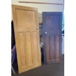 2 Internal doors, approximate measurements: Height 77 inches, Width 29.5 inches Height 73 inches