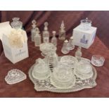 Selection of vintage and later glassware to include Stuart Crystal, Ulverston cumbria crystal etc