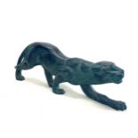 Composite panther ornament, approximate measurements: Height 7 inches, Length 22 inches