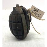Decomissioned hand grenade