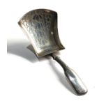 Fine georgian silver tea caddy spoon Birmingham silver hallmarks