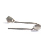 Georg Jensen silver drop earrings Design 445 measure approx 5.5cm drop