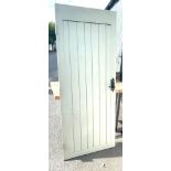 Wooden external door, Width 31 inches, Height 77 inches