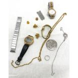 Selection of silver jewellery, watches and repairs