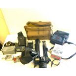 Large selection of cameras and camera equipment