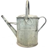 Galvanised watering can