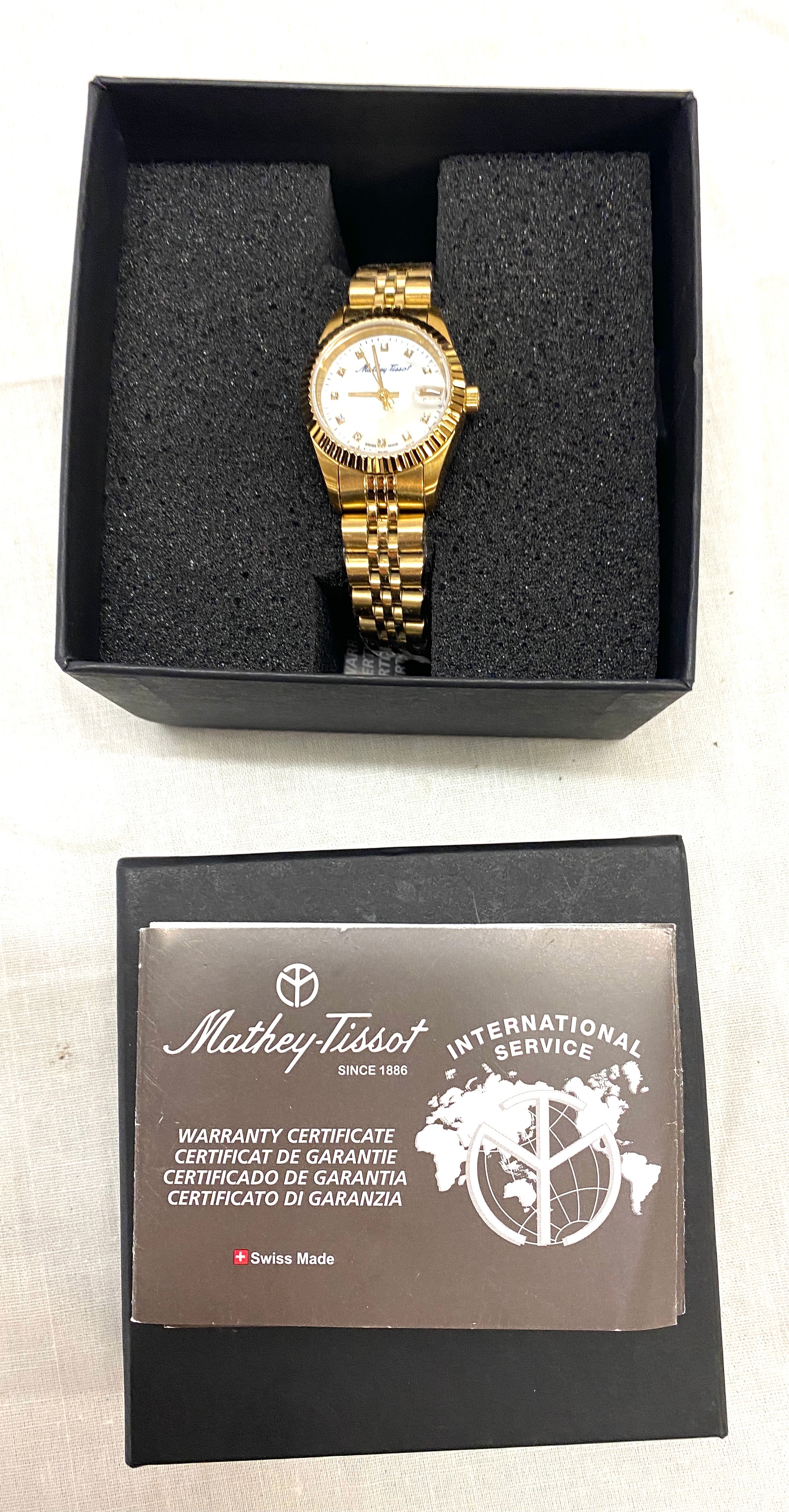 Mathey-tissot ladies wristwatch - Bild 2 aus 3