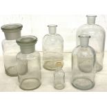 Selection of chemist jars