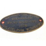 Vintage National Coal board Philadelphia workshops 1978, approxoimate measurements Width 15