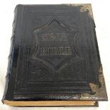 Large antique family bible