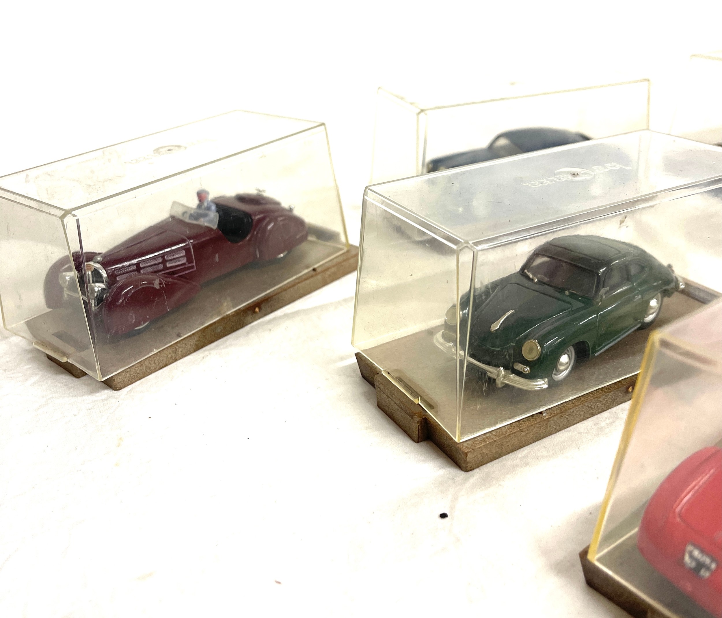 Selection of cased Brumm small collectors cars - Image 3 of 4