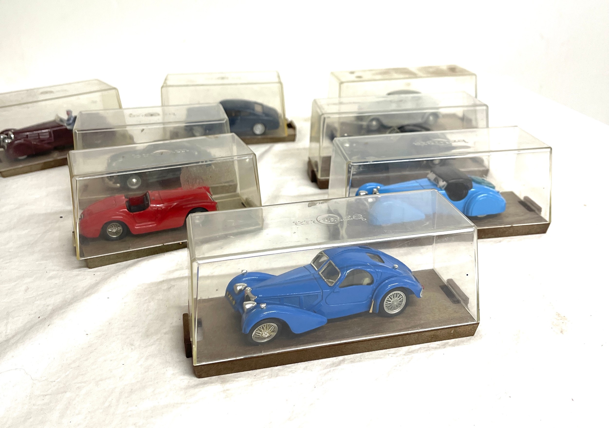 Selection of cased Brumm small collectors cars - Image 2 of 4