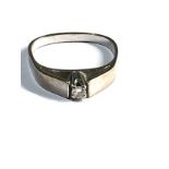 18ct white gold vintage diamond ring (4.7g)