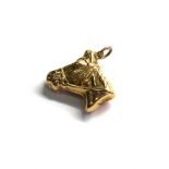 9ct gold horses head pendant charm 2.2g