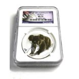 2010p Australia koala 999 silver $1 MS 70