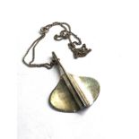 Aksel Holmsen Norway sterling silver pendant necklace