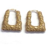 9ct gold earrings (2.9g)