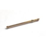 Antique 9ct gold swizzle stick 5.1g