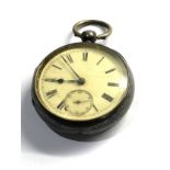 Antique open face pocket watch