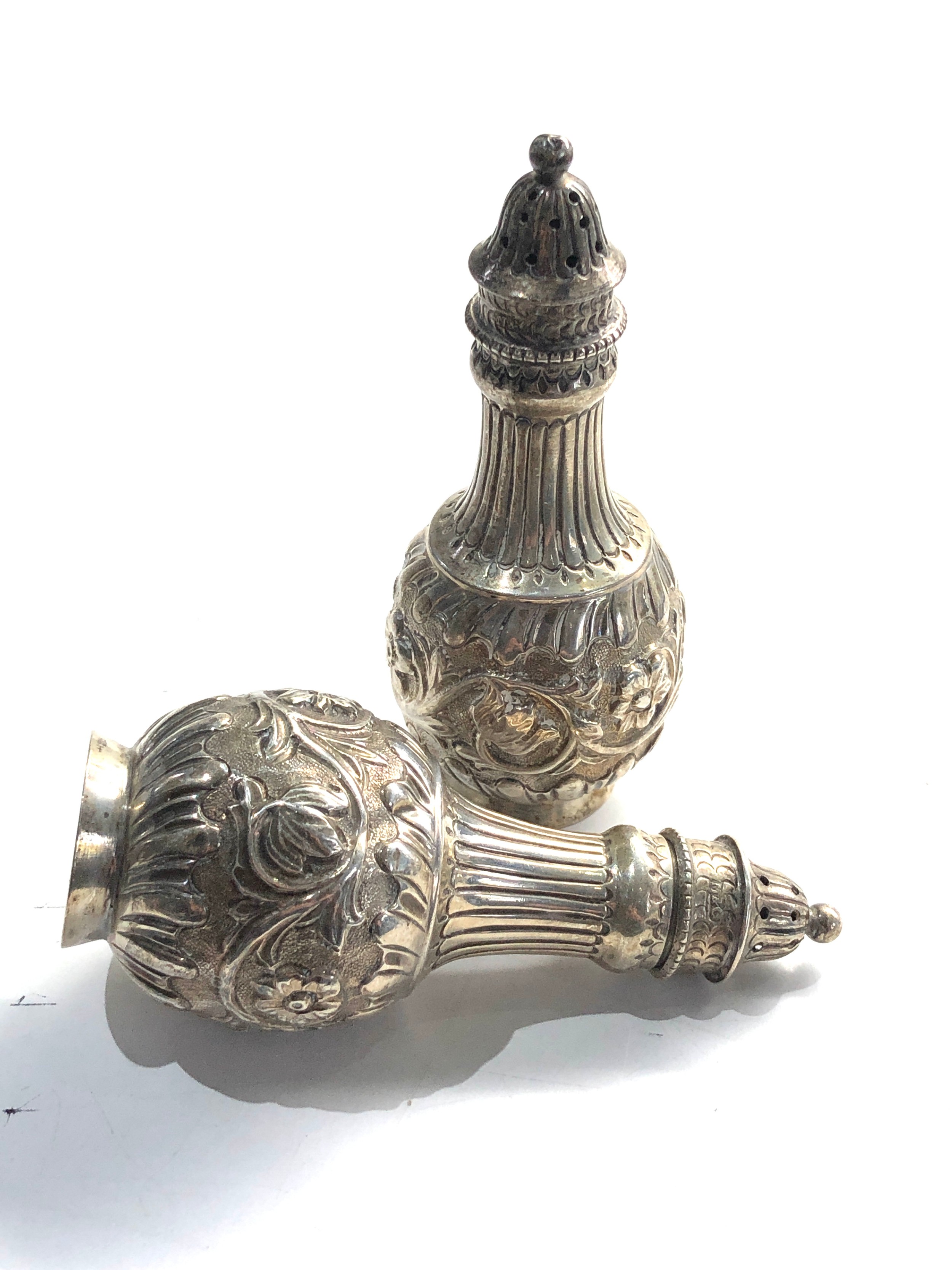Pair of victorian scottish silver salts by mackay & chisholm weight 82g - Image 2 of 3