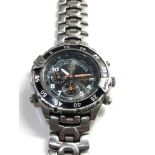 Gents quartz Breil world timer chronograph wristwatch non working order