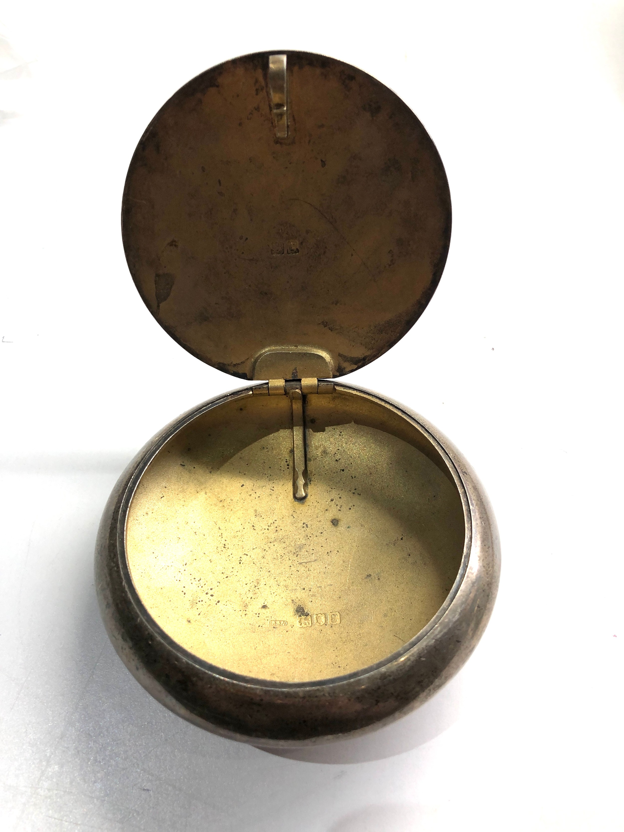 1914 silver tobacco box - Image 3 of 4