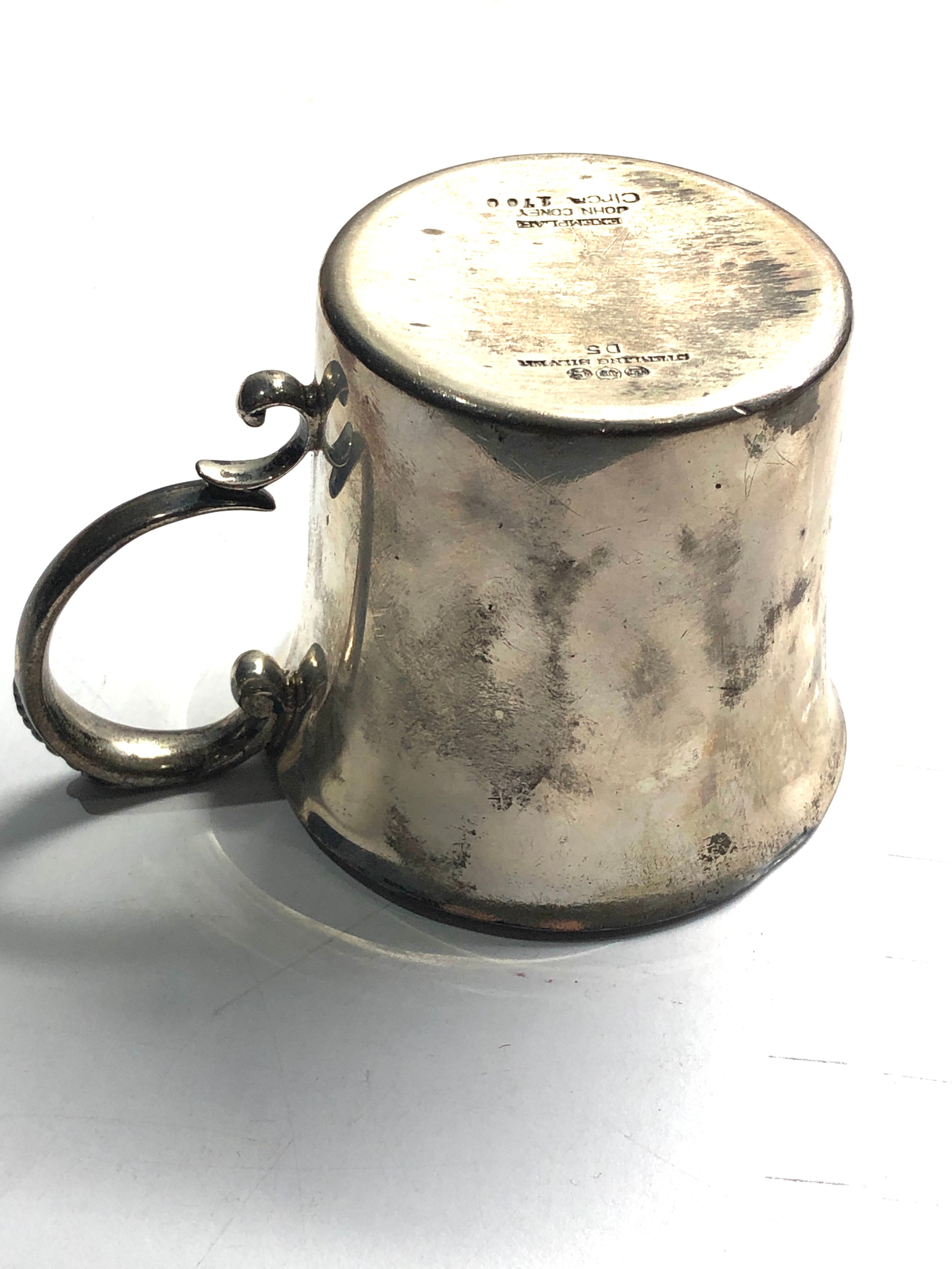 Sterling silver mug weight 112g - Image 3 of 4