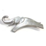 Rare hallmarked silver Butler and Wilson art Deco style elephant brooch full london silver hallmarks