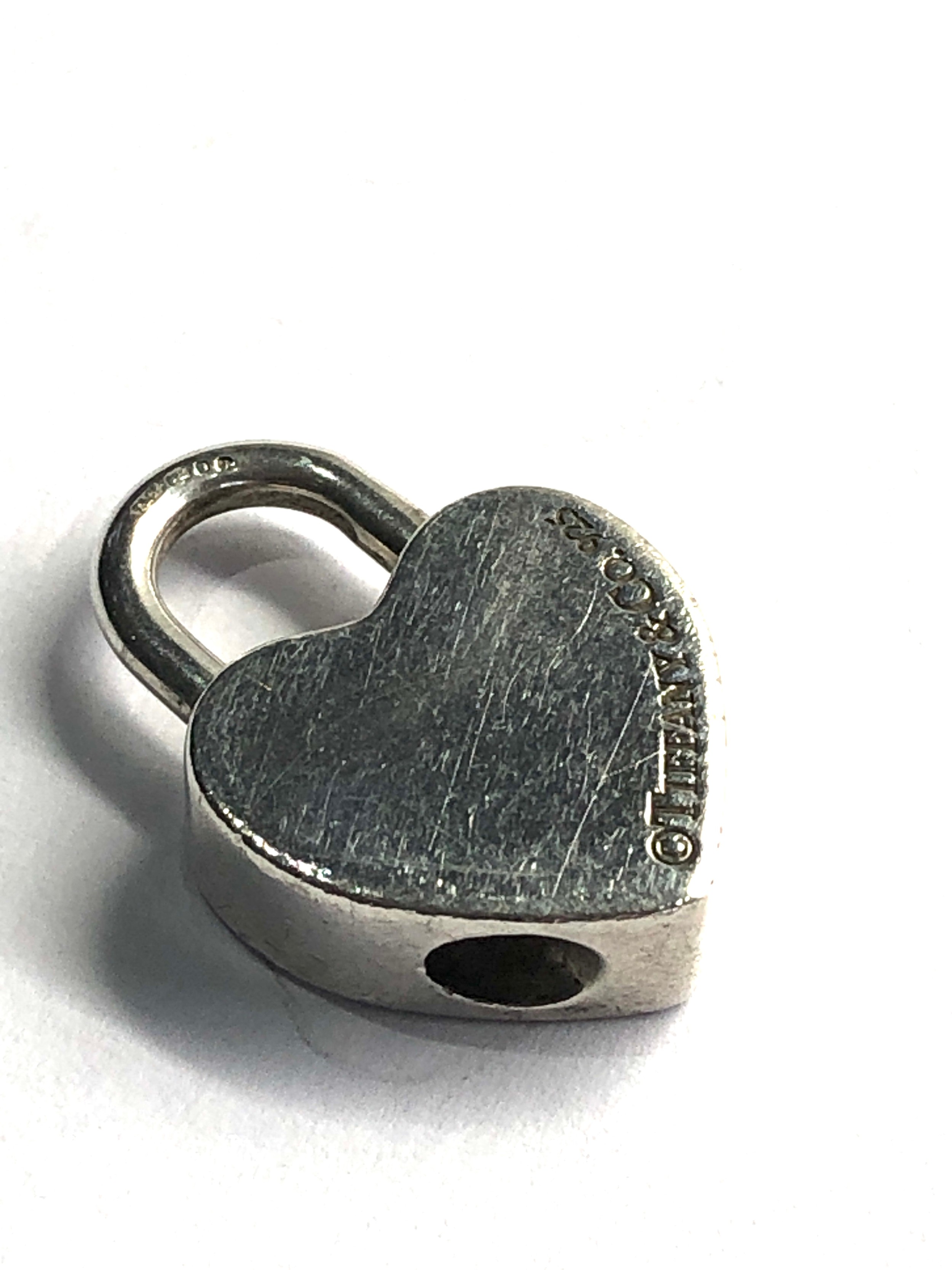 Tiffany & Co silver mum lock pendant padlock - Image 2 of 2
