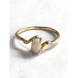 14ct gold opal dress ring (1.6g)
