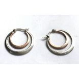 Clogau silver & gold earrings