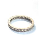9ct gold eternity ring weight 2.5g