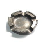 Vintage celtic design silver ashtray 85g